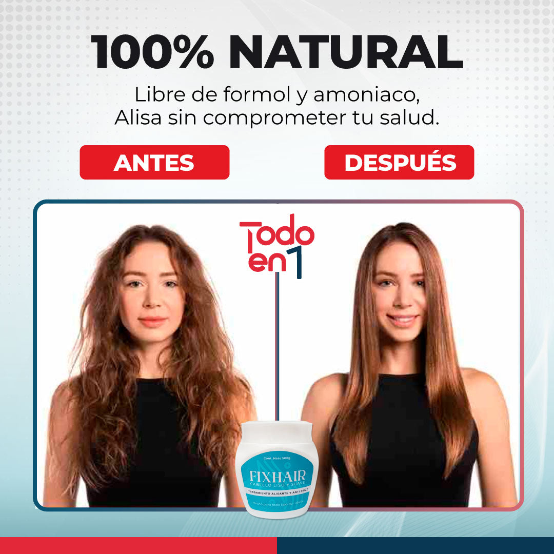 FIXHAIR™ - Crema Alisante y Anti Fizz